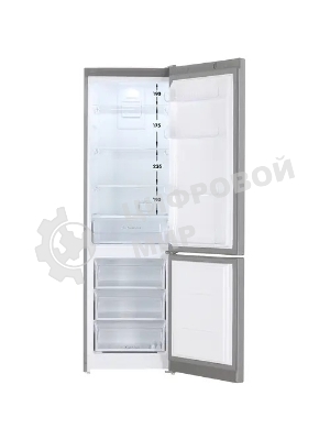 Холодильник Indesit ITS 5200 XB, нержавеющая сталь двухкамерный 247/78л морозилка снизу, No Frost