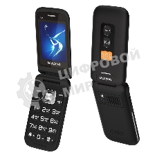 Мобильный телефон Maxvi E5 up черный