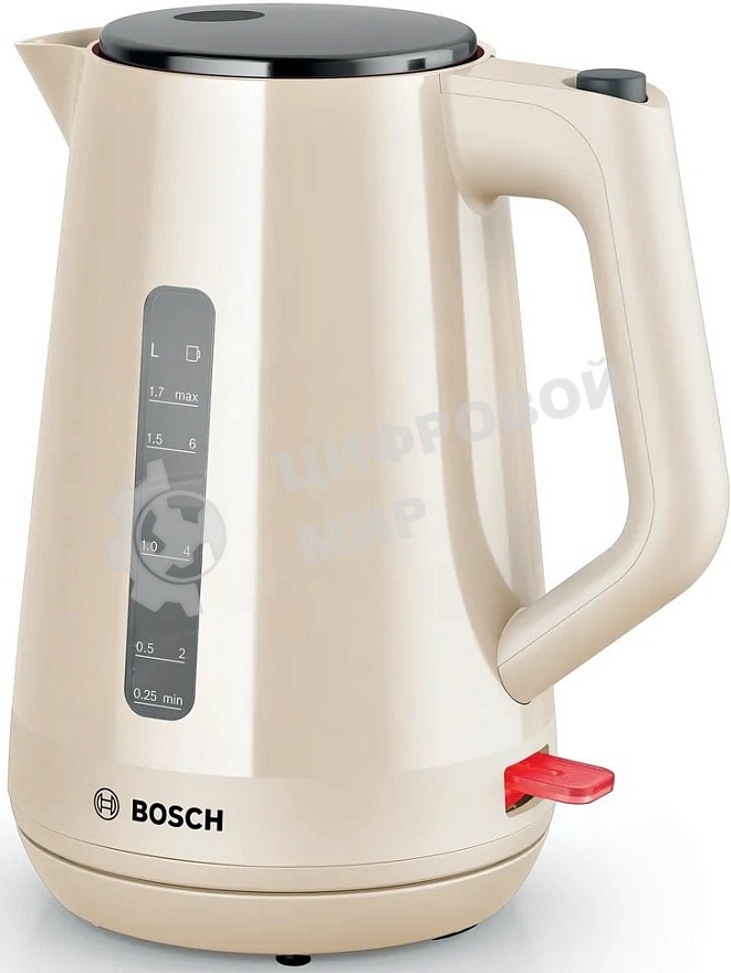 Чайник электрический Bosch TWK1M127 бежевый, 1.7 л, 2400 Вт