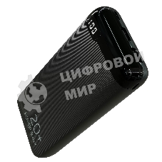 Портативный аккумулятор More choice (4620202550521) PB19-20 2USB 2.1A - 20000mAh черный