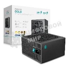 Блок питания Deepcool/GamerStorm PQ1200G (ATX 3.1, 1200W, Full Cable Management, PWM 120мм fan, 80 PLUS GOLD, Active PFC + Half Bridge + DC/DC, Full Japanese Capasitors, Gen5 PCIe) RET