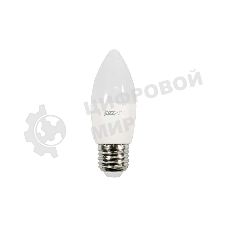 Лампа светодиодная JazzWay PLED-ECO-C37 5Вт свеча 4000К белый E27 400лм 230В