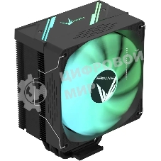 Устройство охлаждения(кулер) Formula Ice Burg ARGb Soc-AM5/AM4/1200/1700/1851 черный 4-pin 17-34dB Al+Cu 170W 552gr Ret (ICE BURG ARPW 4P BK)