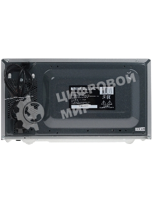 Микроволновая печь Mystery MMW-2032 черный/серебристый, 20 л, 800 Вт, переключатели - поворотный механизм