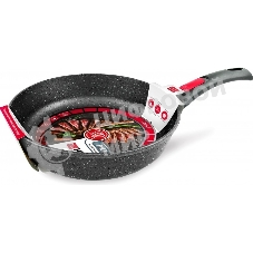 Сковорода НМП Литая L18026i, 26 см, серый