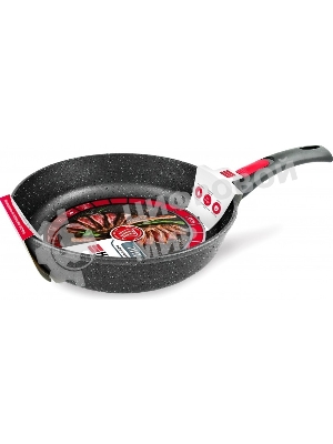Сковорода НМП Литая L18026i, 26 см, серый