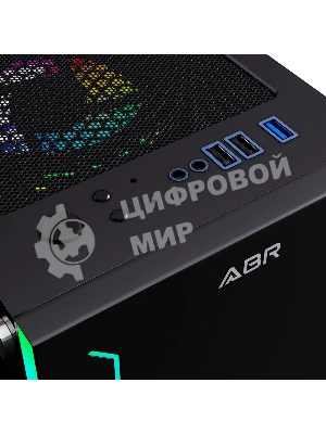 Компьютерный корпус ABR Robin I (1хUSB 3.0, 2хUSB 2.0, HD Audio, 3xRGb Fan, ATX, Micro-ATX)
