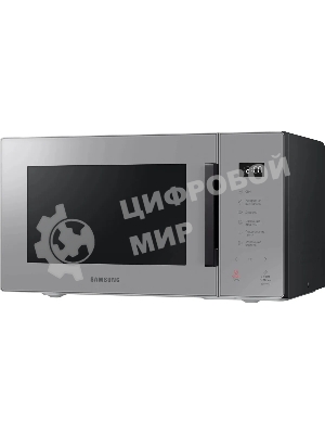 Микроволновая печь Samsung MS23T5018AG/BW серый, 23 л, 800 Вт, переключатели - сенсор