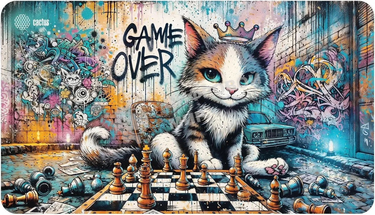 Коврик для мыши Cactus Game Over 700x400x4мм (CS-MP-COR01XLL)