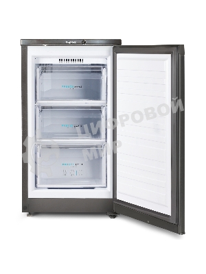 Морозильная камера Бирюса W412 графит, 80л, 3 ящика