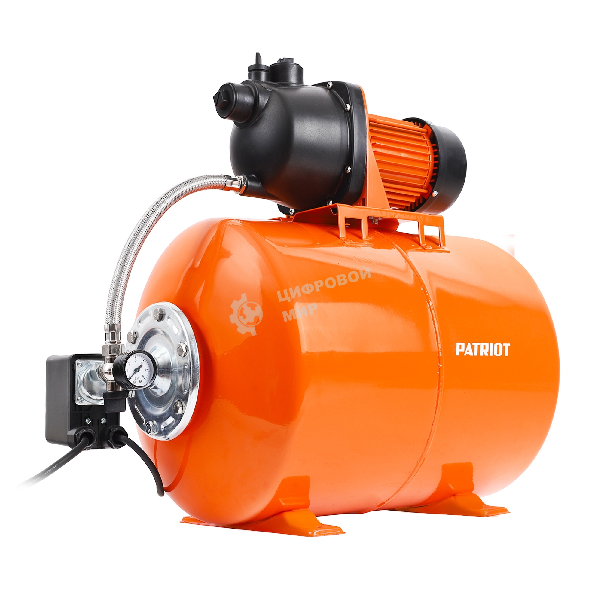 Насосная станция PATRIOT PW 1200-50 P, пластик, 50 л, 1200 вт.