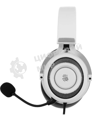 Гарнитура Bloody G535 белый/серебристый, проводная, подсветка