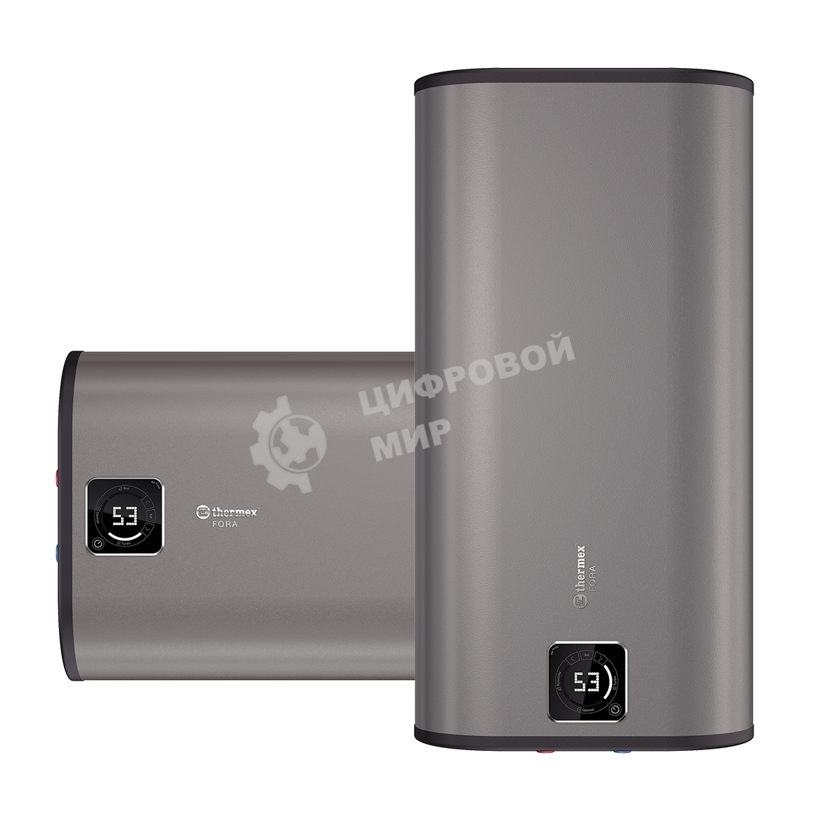Водонагреватель Thermex Fora 50 2кВт 50л электрический настенный, серый