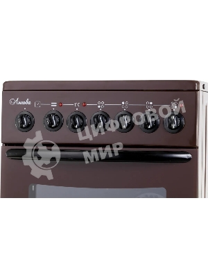 Плита электрическая Лысьва EF4006MK00 коричневый, конфорок 4 электрических, духовка 57 л, 50 см x 84 см x 60 см (без крышки)