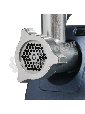 Мясорубка электрическая Аксион М62.01 синий, 2000 Вт, 4.0 кг/мин, реверс, защита от перегрузки, насадки - 4