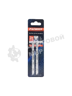 Пилка для лобзика EDGE by PATRIOT T101A по пластику, 2шт в блистере