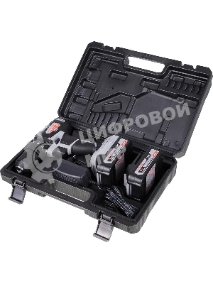 Дрель-шуруповерт ИНТЕРСКОЛ ДАУ-13/18ВК, 18 В, 1,5 Ач, 45 Нм, щеточный, ударный