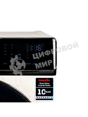 Стиральная машина Smile SWMSW10MB1400 бежевый, загрузка фронтальная 10 кг, 1400 об/мин, класс: А+