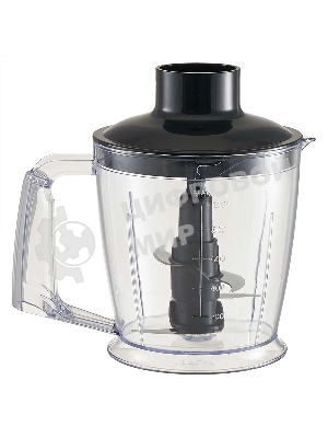 Блендер погружной Delta Lux DE-7011B черный 1500 Вт, ТУРБО, измельчитель, стакан, венчик (8)