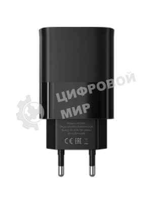 Сетевое зарядное устройство MORE CHOICE (4620202553416) NC09m 1USB 3.0A QC3.0 15W, черный