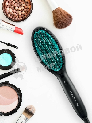 Расческа-выпрямитель Rowenta CF5820F0 черный/зеленый, 200 °C, 3 режима