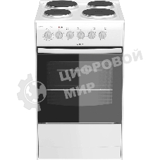 Плита электрическая Darina S EM 341 404 W белый/черный, конфорок 4 шт, духовка 50 л, 50 см x 85 см x 56 см