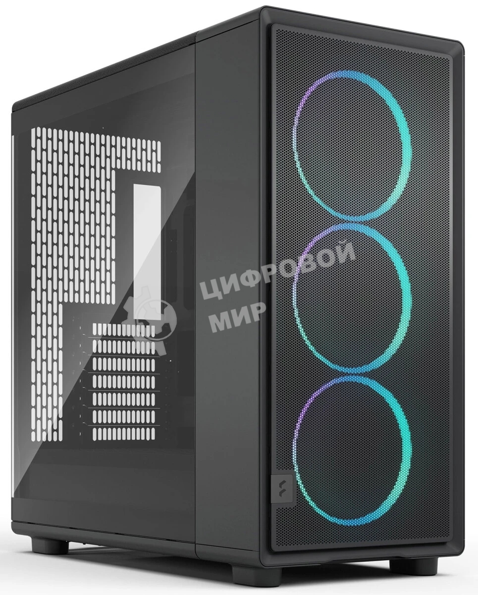 Корпус Fractal Design Epoch XL Black TG RGB Light Tint, Full-Tower, чёрный, 3 x 140 мм