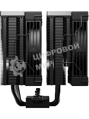 Кулер для процессора DEEPCOOL AK620 G2 LGA1851/1700/1200/115X/AM5/AM4 (8шт/кор, TDP 260W, PWM, DUAL Fan 120мм, 6 тепл. трубок, Copper Base, Wood-grain top cover, черный) RET (R-AK620G2-BKNNMN-GJD)