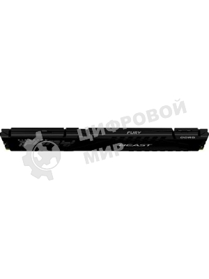Оперативная память Kingston Fury Beast Black, DDR5, 32GB (1x32GB), 5600 MHz, CL36, с радиатором, чёрный