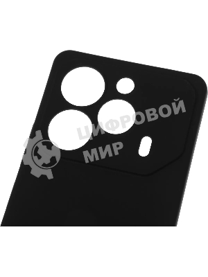 Чехол (клип-кейс) BoraSCO для Tecno Pova 6/6 Pro Silicone Case черный (73173)