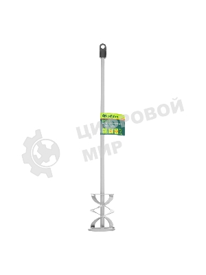 Миксер для красок и штукатурных смесей Сибртех 60х9х400 мм, шестигранный хвостовик