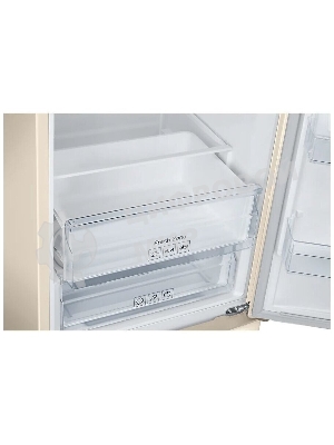 Холодильник Samsung RB37A5200EL/WT бежевый двухкамерный 269/98л морозилка снизу, No Frost