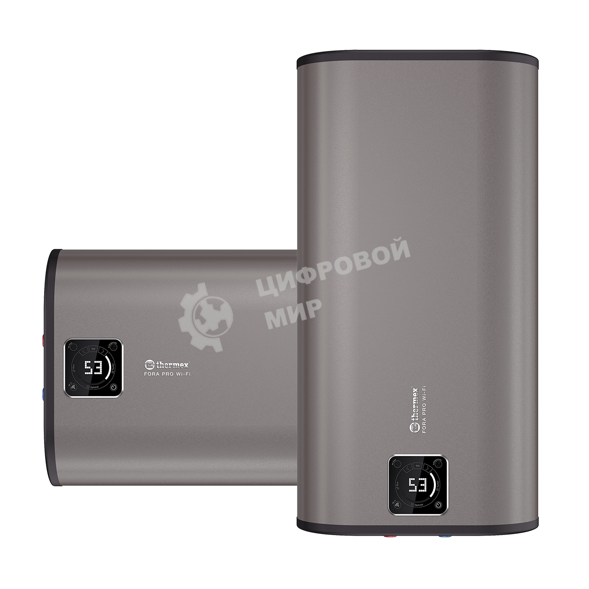 Водонагреватель Thermex Fora 50 (pro) Wi-Fi 2кВт 50л электрический настенный, серый
