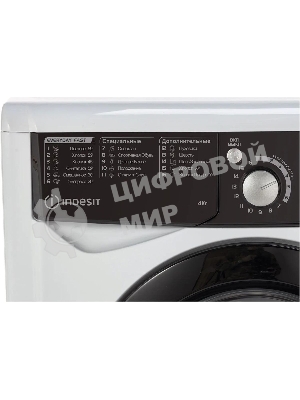 Стиральная машина Indesit MyTime EWUD 4105 BK CIS белый, загрузка фронтальная 4 кг, 1000 об/мин., класс: А