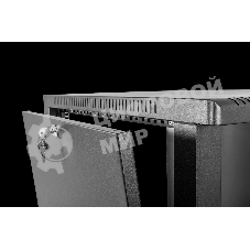 Шкаф коммутационный ЦМО ШРН-15.650-9005 настенный 15U 600x658мм пер.дв.стекл 200кг черный 600мм 180град.