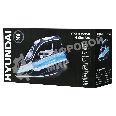 Утюг Hyundai H-SI01336 2800 Вт черный/голубой