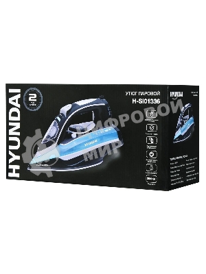 Утюг Hyundai H-SI01336 2800 Вт черный/голубой