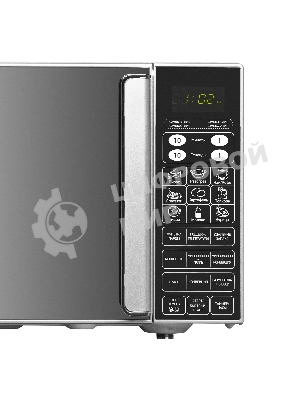 Микроволновая печь BBK 23MWC-982S/SB-M серебристый/черный, 23 л, 900 Вт, переключатели - сенсор