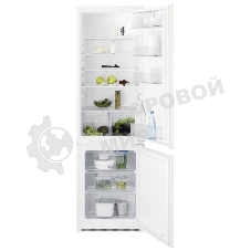 Встраиваемый холодильник Electrolux RNT2LF18S (без No Frost, электронное управление, класс A+, полезный объем: 272 л (195 + 72 л), 54x54.9x177.9 см, белый)