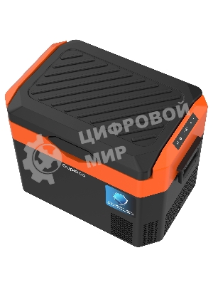 Холодильник автомобильный Бирюса НС-30P7 оранжево-черный
