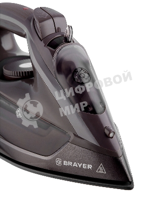 Утюг BRAYER BR4020 коричневый/черный, 2600 Вт, 25 г/мин, 140 г/мин, 380 мл