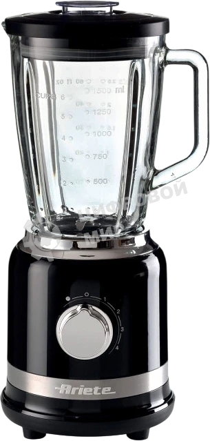 Блендер стационарный Ariete Moderna 0585/02 черный, 1000 Вт, 4 скорости, турбо