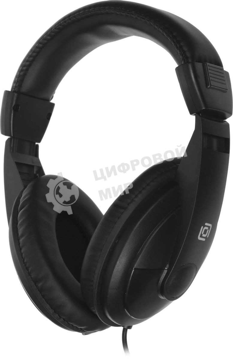 Проводные наушники Oklick HP-M211V черный, полноразмерные, Jack 3.5 мм