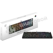 Клавиатура MSI Forge GK320 проводная, USB Type-A, чёрный