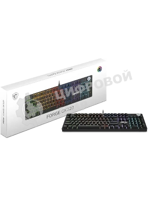 Клавиатура MSI Forge GK320 проводная, USB Type-A, чёрный