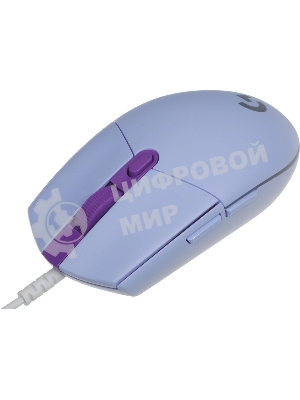 Мышь проводная Logitech G102 LIGHTSYNC фиолетовый, 8000 dpi, USB, кнопки - 6