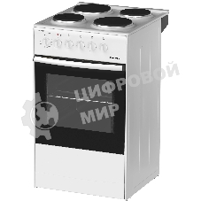 Плита электрическая Darina S EM 341 404 W белый/черный, конфорок 4 шт, духовка 50 л, 50 см x 85 см x 56 см