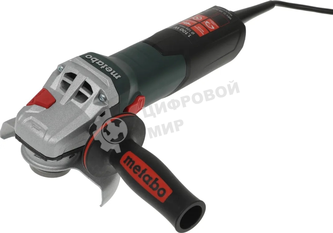 Угловая шлифовальная машина Metabo WEV 11-125 Quick 1100Вт 10500об/мин рез.шпин.:M14 d=125мм (603625000)