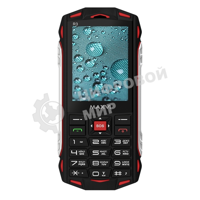 Мобильный телефон Maxvi R3 red