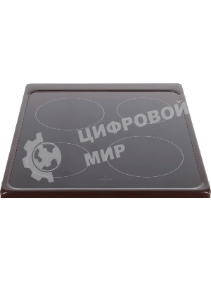 Плита электрическая Лысьва EF4006MK00 коричневый, конфорок 4 электрических, духовка 57 л, 50 см x 84 см x 60 см (без крышки)